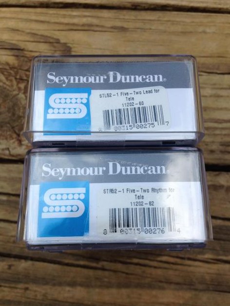 Image 2 of SEYMOUR DUNCAN FIVE-TWO Telecaster Pickup Set - STL52-1 Bridge & STR52-1 Neck