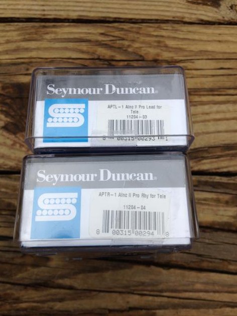 Image 2 of SEYMOUR DUNCAN ALNICO II PRO Telecaster Pickup Set APTR-1 Rhythm & APTL-1 Lead