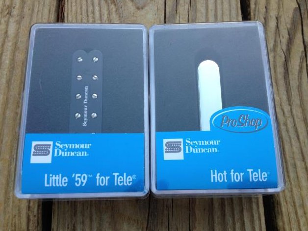 Seymour Duncan ST59-1B Little 59 Bridge Telecaster Humbucker / STR-2 Hot Neck