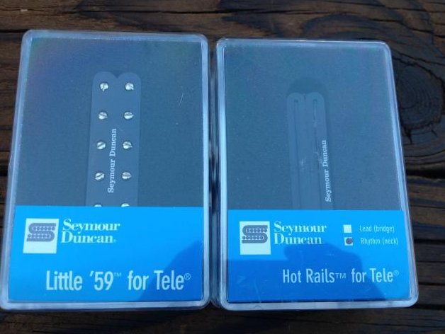 Seymour Duncan ST59-1 Little 59 Bridge Lead / STHR-1n Hot Rails Neck Rhythm Tele