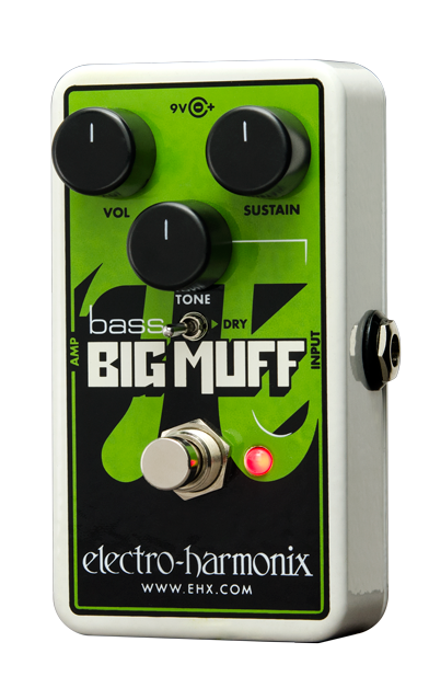 Image 0 of Electro Harmonix Nano Bass Big Muff Distortion Sustainer with 9 volt Battery