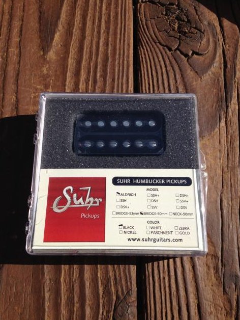Image 0 of Suhr Doug Aldrich Hot Humbucker Bridge Lead 50mm Guitar Pickup BLACK