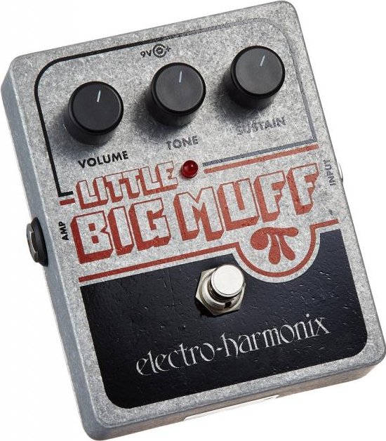 Electro Harmonix Little Big Muff PI Distortion/Sustainer 9 Volt Battery Included