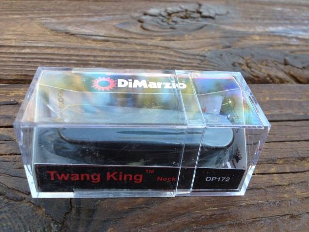 Image 0 of DiMarzio Twang King Tele Neck Pickup w/Black Cover DP 172 Telecaster DP172
