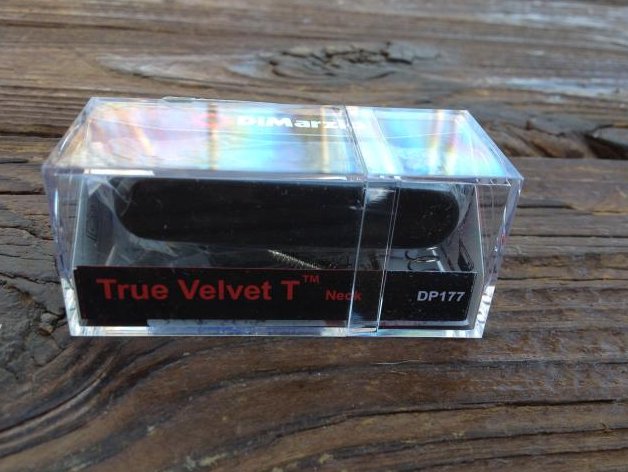 Image 0 of DiMarzio True Velvet T Telecaster Neck Rhythm Pickup DP177 Tele DP177 Black