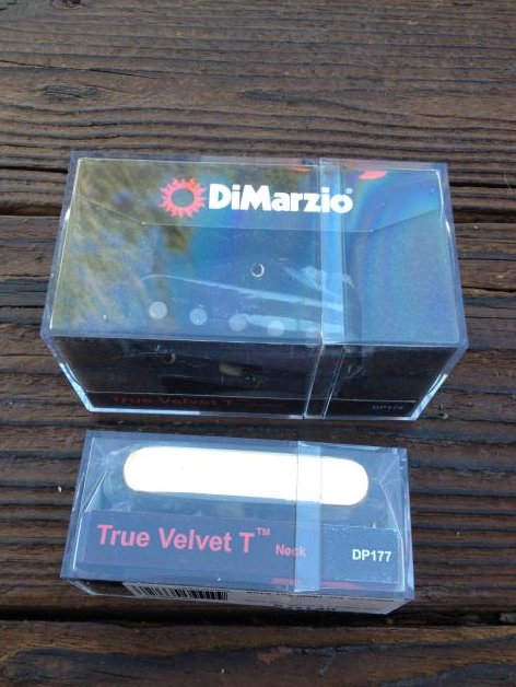 DiMarzio True Velvet T Tele Pickup Set w/ Gold Cover DP178 & DP177 Telecaster