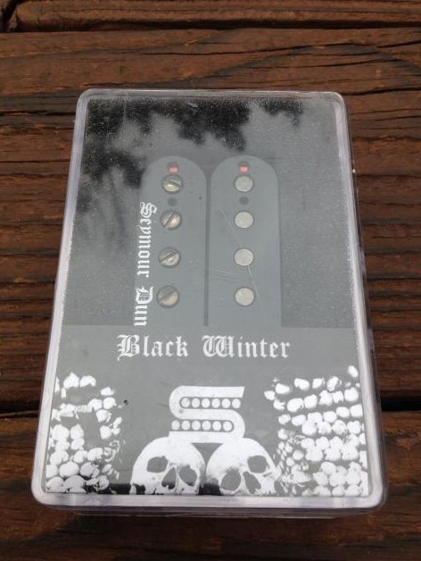 Image 0 of Seymour Duncan Black Winter 6 String Neck Rhythm Humbucker Pickup