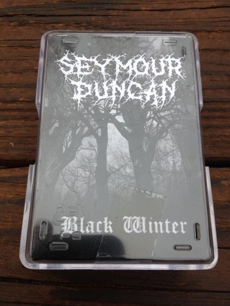 Image 1 of Seymour Duncan Black Winter 6 String Neck Rhythm Humbucker Pickup