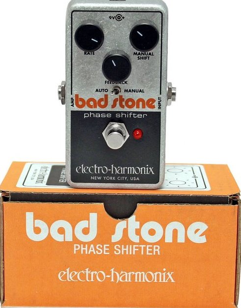 Image 0 of Electro Harmonix Bad Stone Analog Phase Shifter Effects Pedal w/ 9V Battery Nano