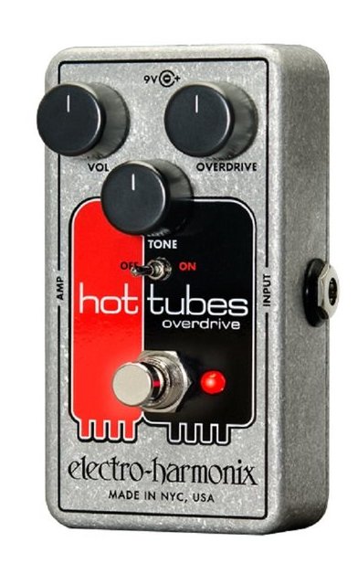 Image 0 of Electro Harmonix Hot Tubes Nano Overdrive Pedal w/ 9V Battery 