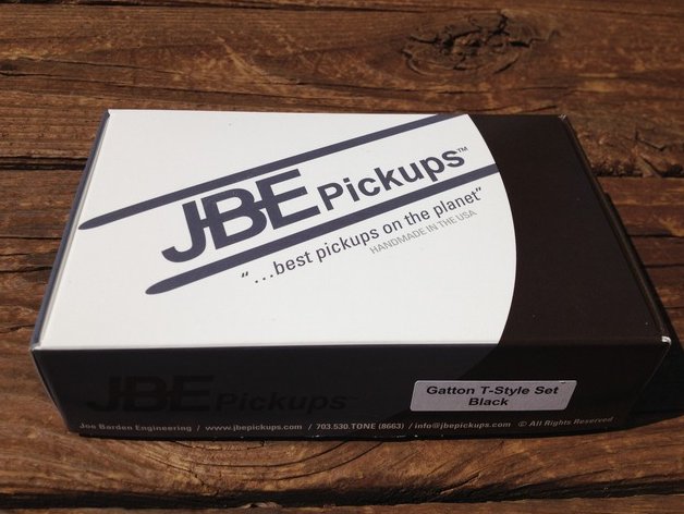 JBE Danny Gatton T Tele Telecaster Pickup Set BLACK (forrmerly Joe Barden)