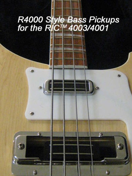 Image 3 of JBE R4000 Bass Pickup SET Rickenbacker 4003 / 4001 (formerly Joe Barden)