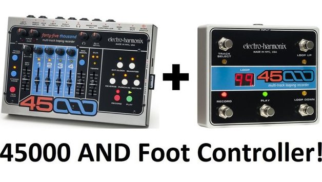 Image 0 of Electro Harmonix 45000 Stereo Multi-Track Looper Pedal w/ Foot Controller Pkg
