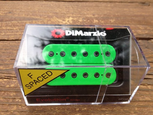 Image 0 of DiMarzio F-Spaced Evolution BRIDGE Humbucker Pickup Green DP159FGN