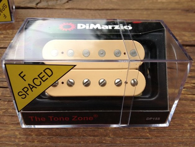 Image 0 of DiMarzio Tone Zone F-Spaced BRIDGE Humbucker Pickup Creme DP155FCR Cream