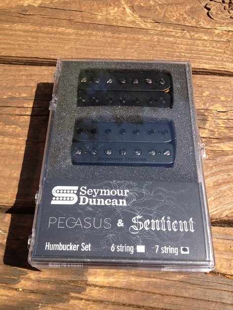 Seymour Duncan Pegasus / Sentient 7 String Pickup Set Black 11108-95-B7