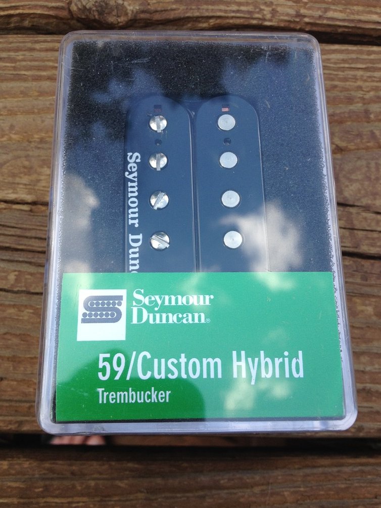 Seymour duncan  TB-16 59 Custom Hybrid Bridge Trembucker Black Humbucker Pickup