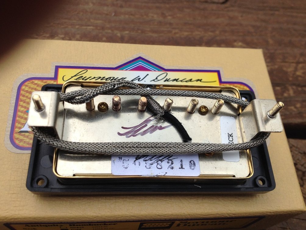 Image 2 of Seymour Duncan Antiquity Humbucker NECK Pickup Aged Gold 11014-01-Gc