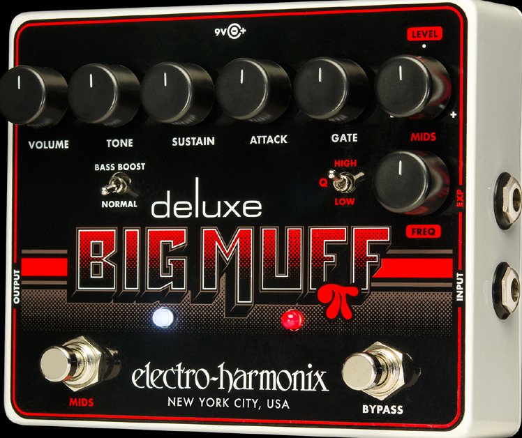 Image 0 of Electro Harmonix Deluxe Big Muff PI Fuzz Pedal True Bypass w/ 9V Battery