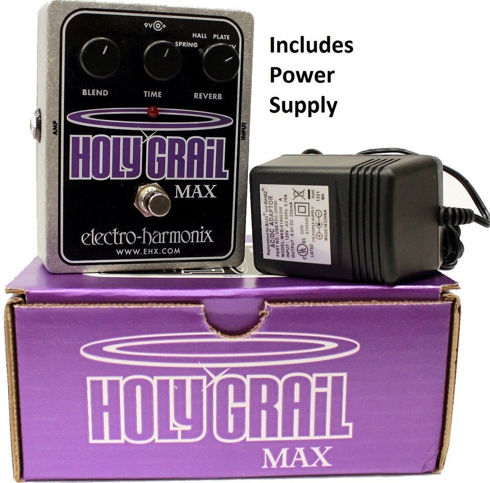 Electro Harmonix Holy Grail Max Reverb w/ AC Adapter