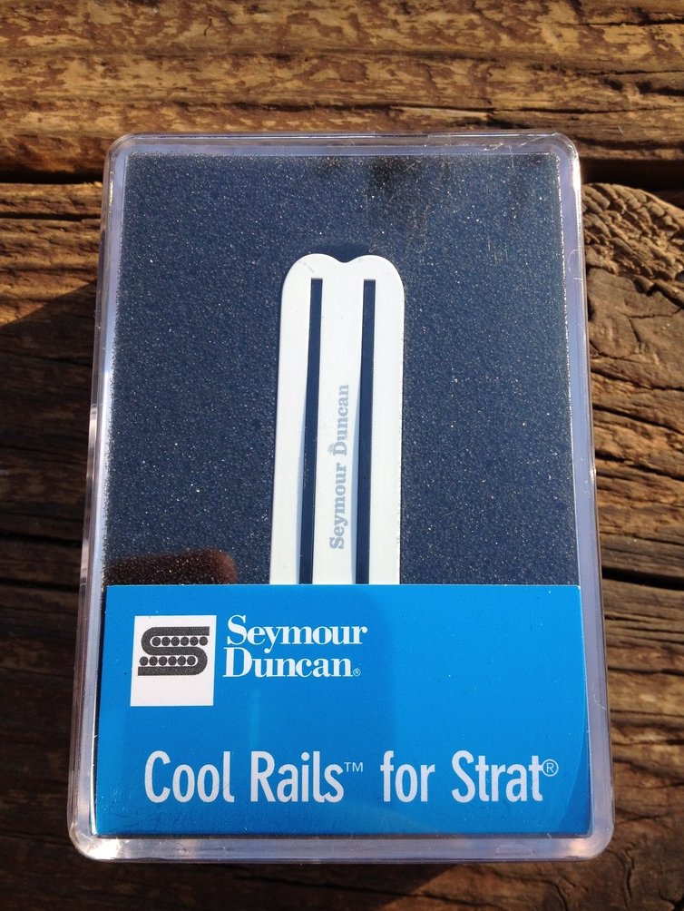 Image 0 of Seymour Duncan SCR-1n Cool Rails for Strat White NECK Pickup 11205-06-W