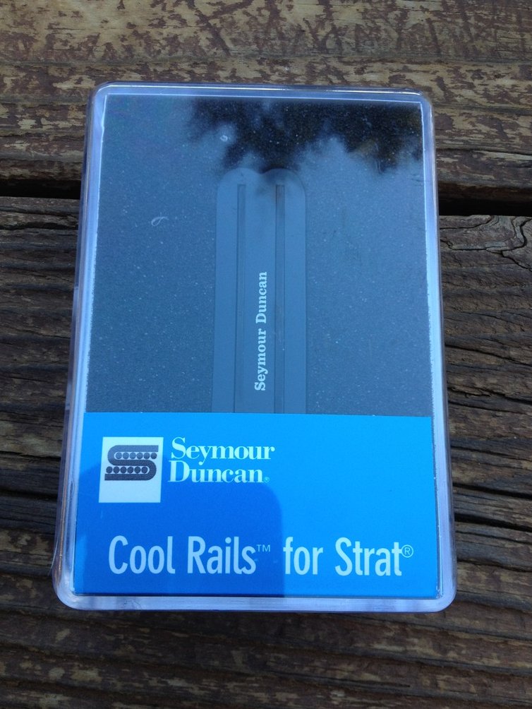 Image 0 of Seymour Duncan SCR-1n Cool Rails for Strat Black NECK Pickup 11205-06-B