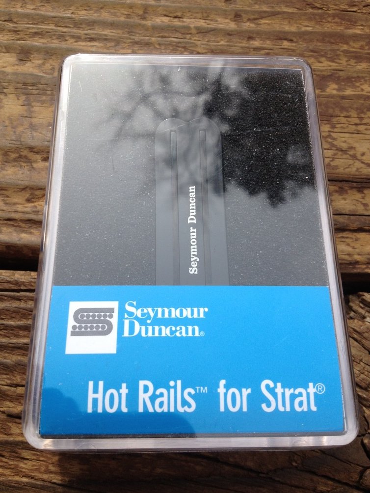 Seymour Duncan SHR-1 Hot Rails Strat NECK Electric Guitar Pickup Black Humbucker