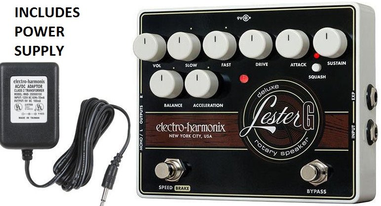 Image 0 of Electro-Harmonix Lester G Deluxe Rotary Speaker Emulator Leslie Guitar Pedal NEW