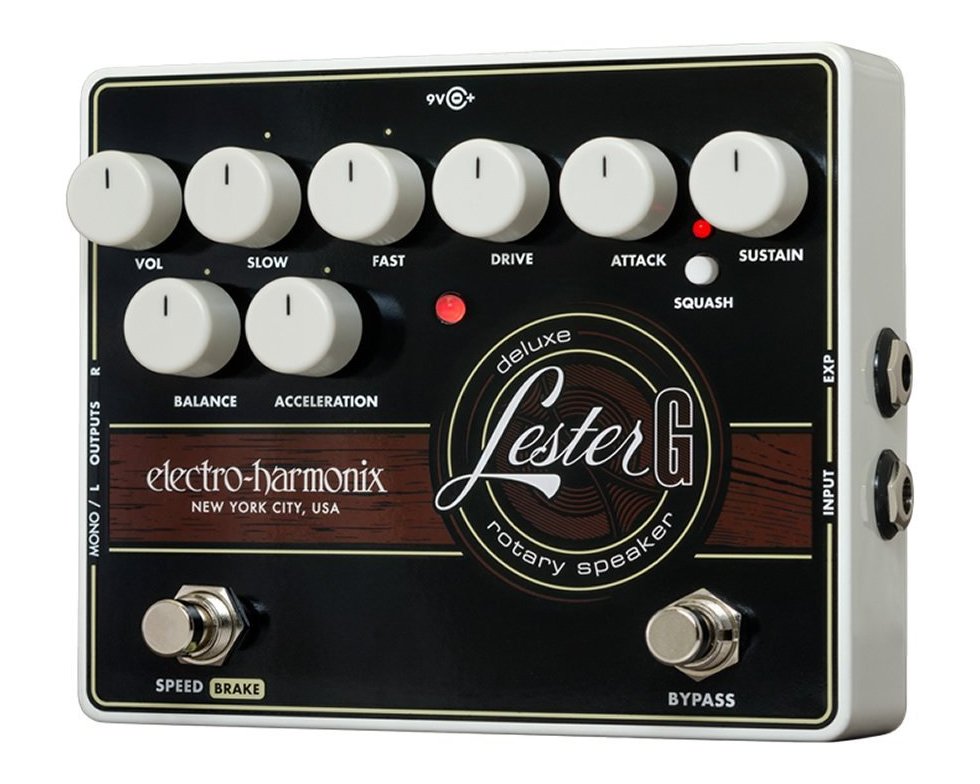 Image 1 of Electro-Harmonix Lester G Deluxe Rotary Speaker Emulator Leslie Guitar Pedal NEW