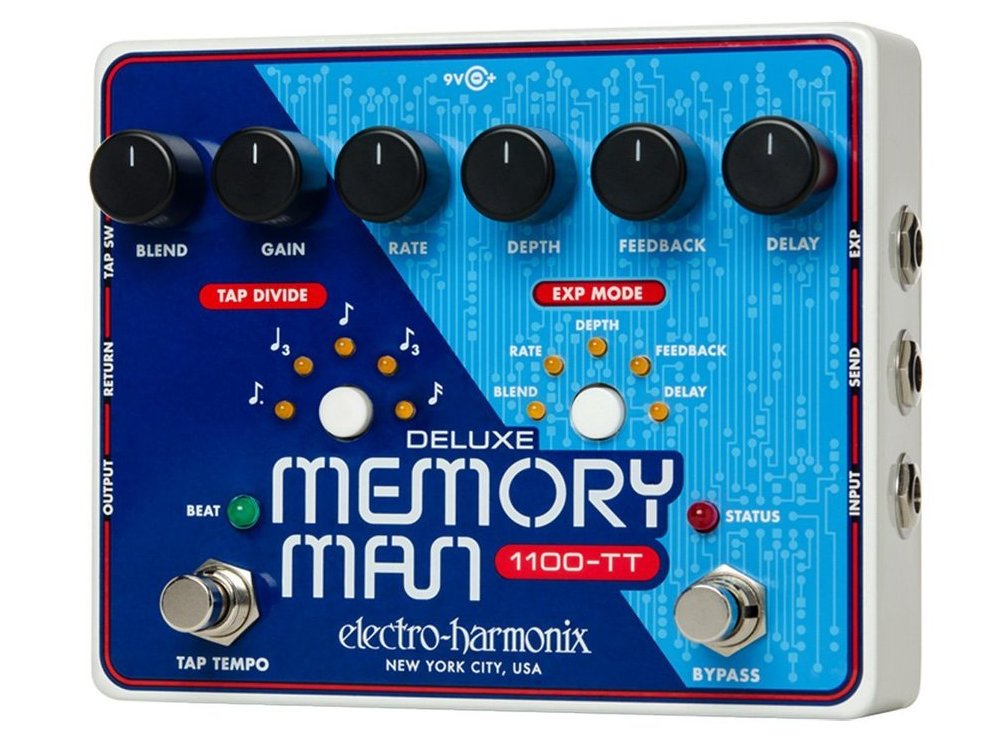 Image 0 of Electro-Harmonix EHX MT1100-TT Deluxe Memory Man Delay w/ Tap Tempo 1100ms