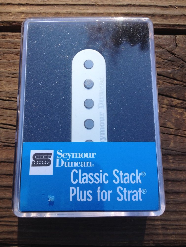 Image 0 of Seymour Duncan STK-S4M Classic Stack Strat Plus MIDDLE Pickup White