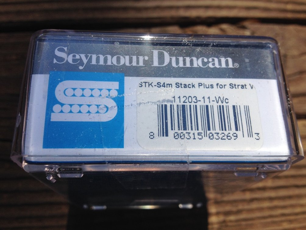 Image 2 of Seymour Duncan STK-S4M Classic Stack Strat Plus MIDDLE Pickup White