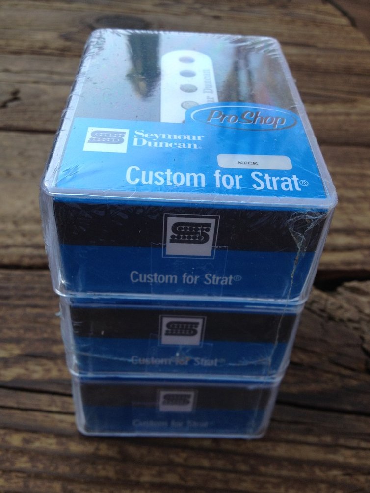 Image 0 of Seymour Duncan Custom Staggered STRAT SSL-5 Calibrated Pickup Set Stratocaster