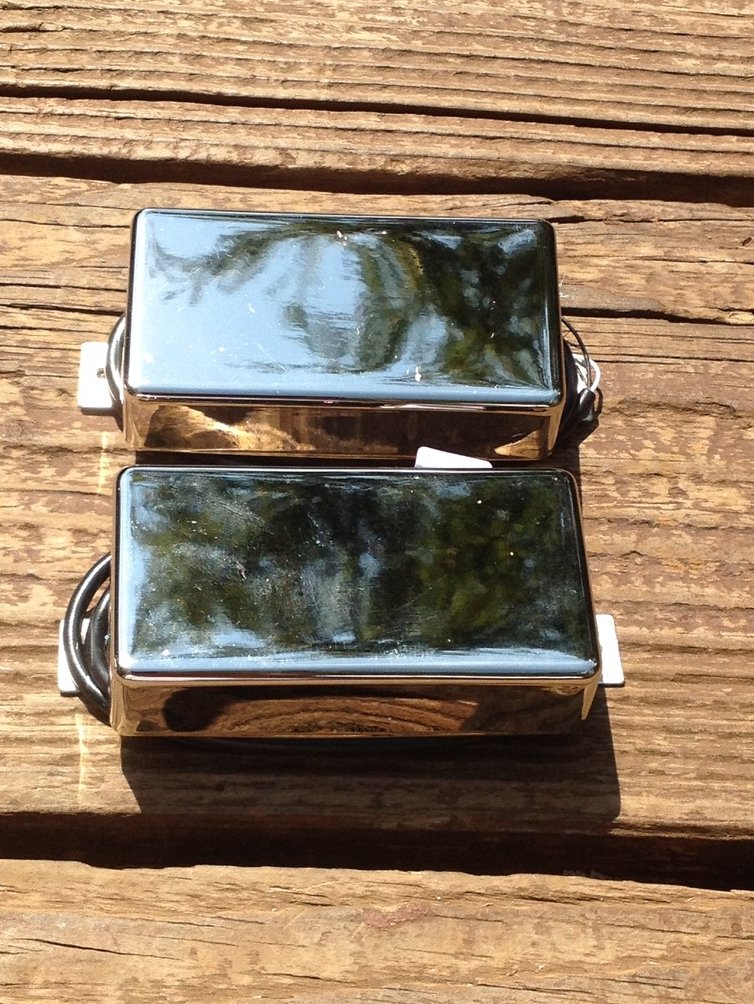 Image 2 of Lindy Fralin BIG SINGLE Pickup Set NICKEL Covers Humbucker Sized Perfection