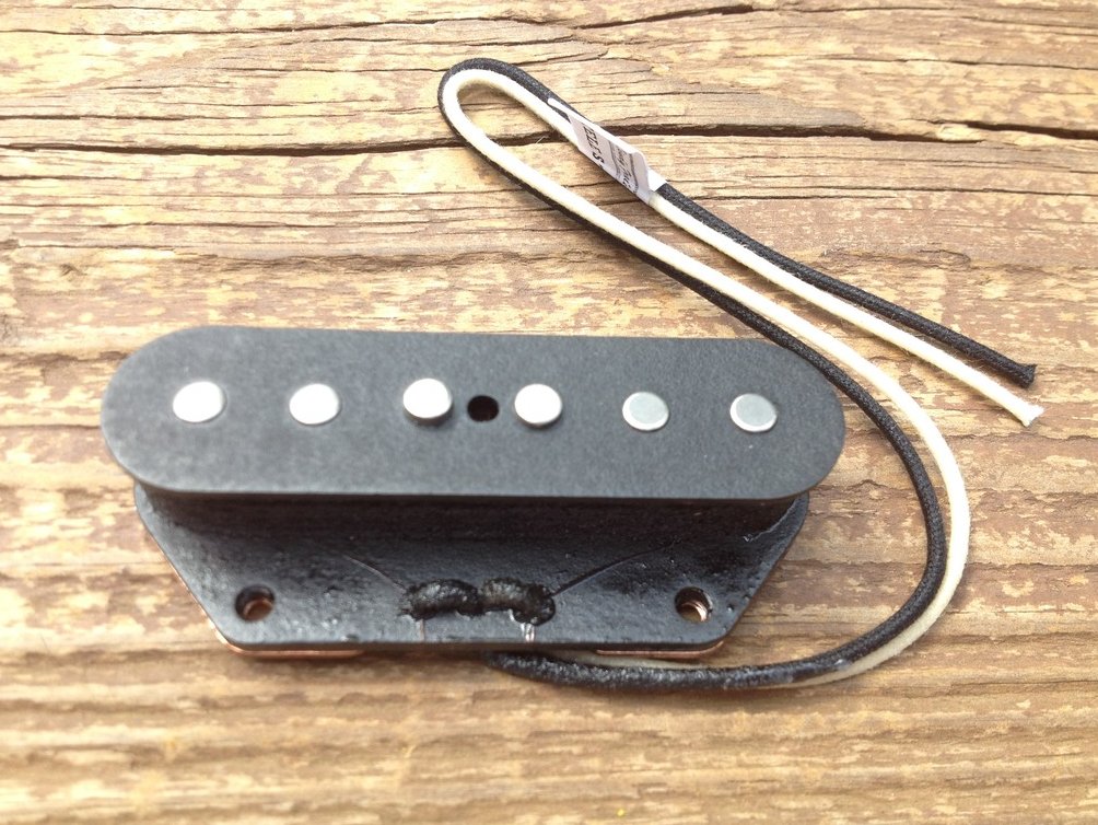Image 2 of Lindy Fralin Tele Stock Bridge Pickup Black Fender Telecaster
