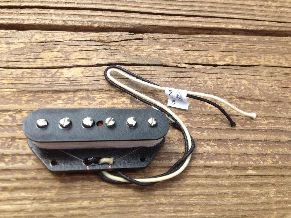 Image 2 of Lindy Fralin STEEL POLE SP43 TELE Bridge Telecaster Pickup - P90 Tone