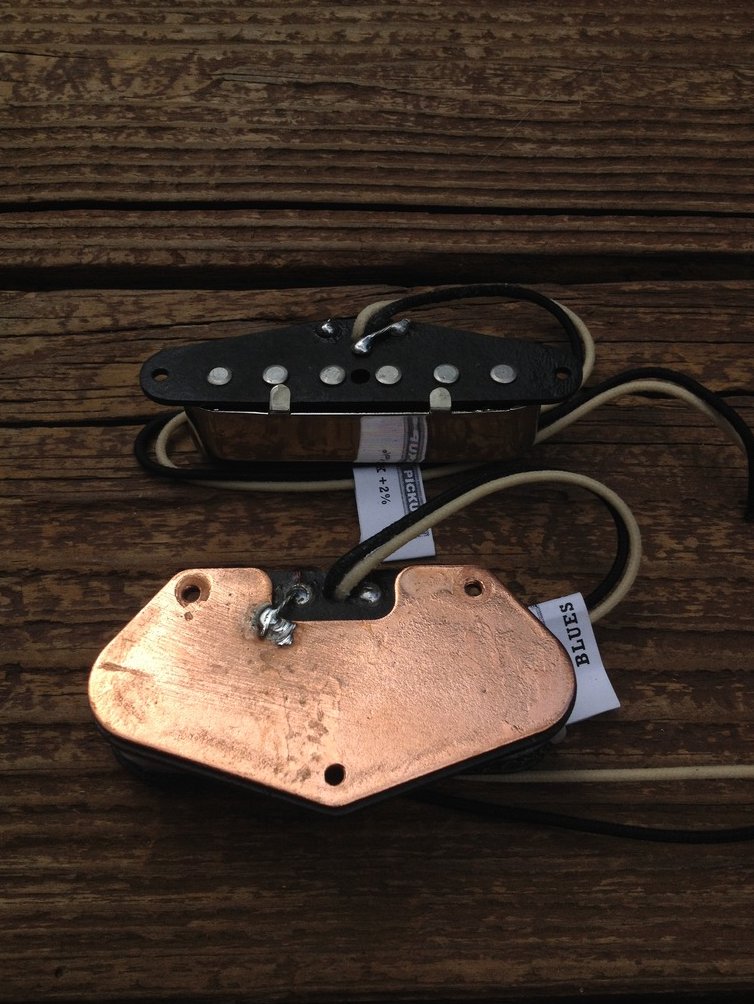 Image 3 of Lindy Fralin Blues Special Tele PICKUP SET 2% Overwound Neck w/ Cover Telecaster