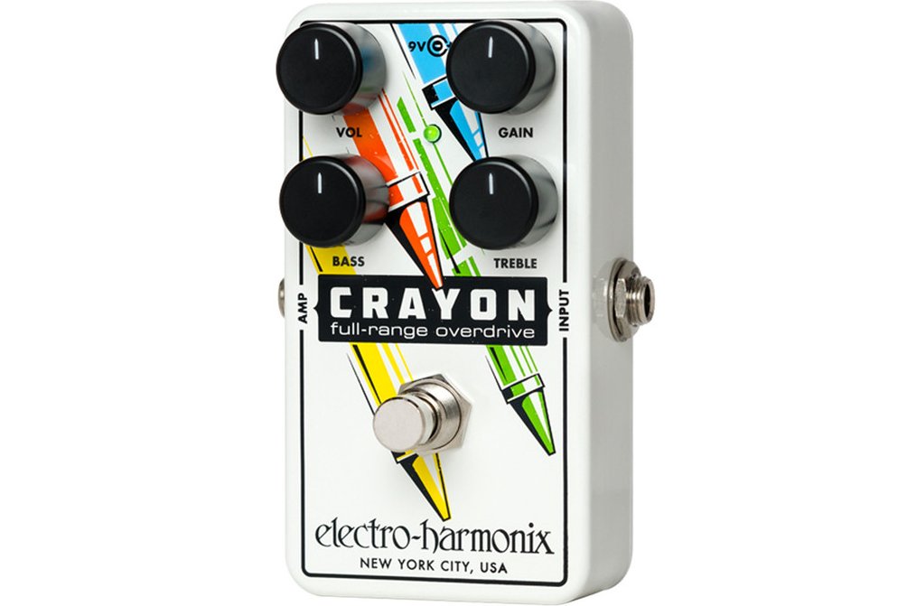 Image 0 of Electro Harmonix Crayon 76 Full Range Overdrive Guitar Pedal - Authorized Dealer