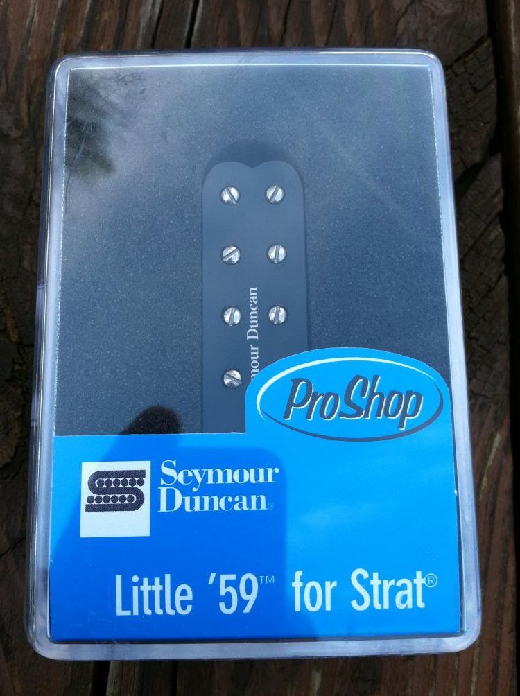 Seymour Duncan SL59-1 Little 59 Strat PAF Humbucker Bridge Pickup BLACK NEW