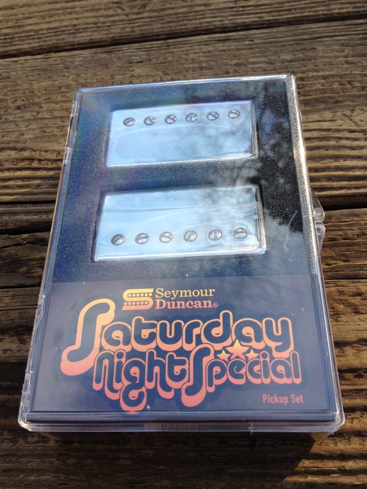 Image 3 of Seymour Duncan Saturday Night Special SET NICKEL Alnico 4 Humbucker Pickups