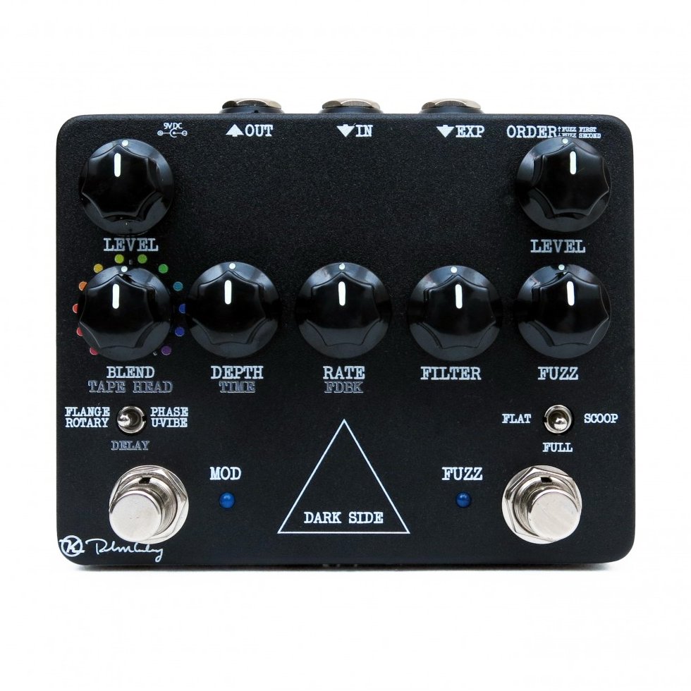 Keeley Dark Side V2 Workstation Fuzz Tape Delay Modulation Guitar Pedal Darkside