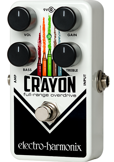 Image 0 of Electro Harmonix Crayon 69 Full Range Overdrive Guitar Effects Pedal EHX