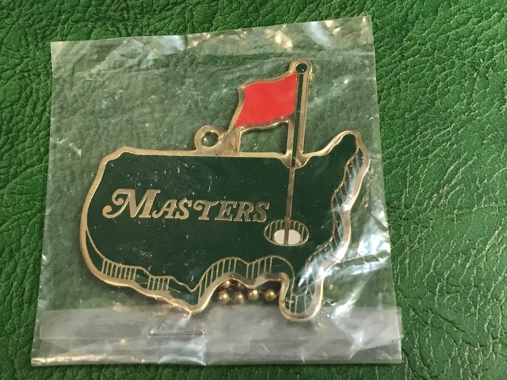 Image 0 of Augusta National Masters Bag Tag Undated Still In Plastic