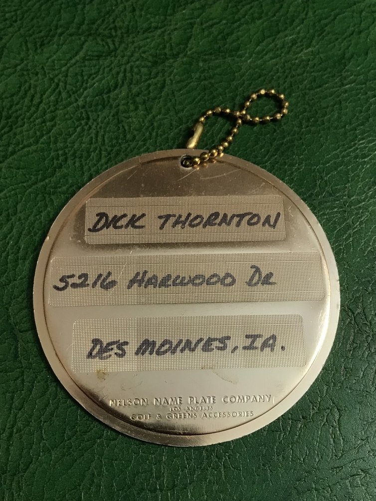 Image 1 of 1976 Masters Tournament Contestant's Bag Tag