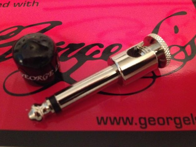 George L's .155 Nickel Plated Right Angle Plug & Stress Jacket For Cable Kits