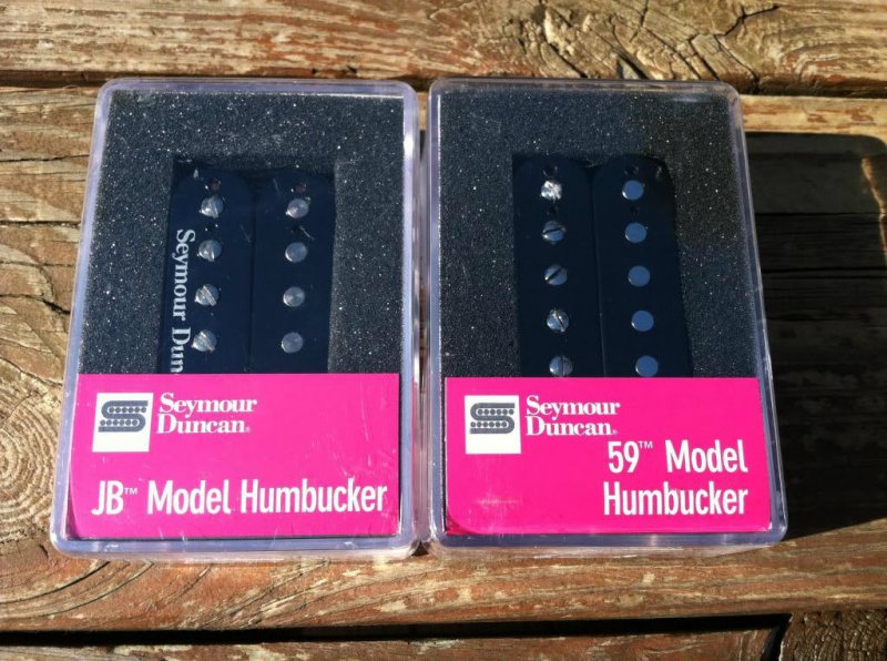 Image 3 of Seymour Duncan SH-4 JB & SH-1n 59 Black Humbucker PICKUP SET Pickups Guitar