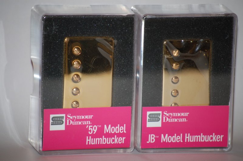 Image 2 of Seymour Duncan SH-4 JB & SH-1n 59 GOLD Humbucker Pickup Set Pickups Guitar