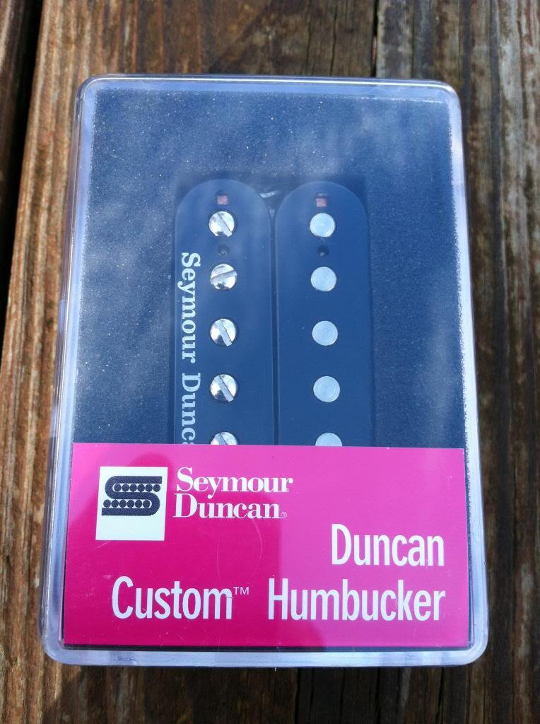 Image 3 of Seymour Duncan SH-5 Custom BLACK PAF Ceramic Humbucker Pickup - NEW