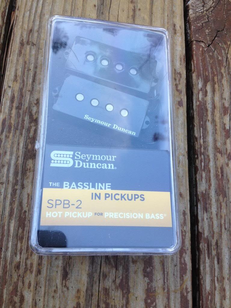 Image 3 of Seymour Duncan SPB-2 Hot P Bass Pickup SET Fender Precision Bass NEW Pickups