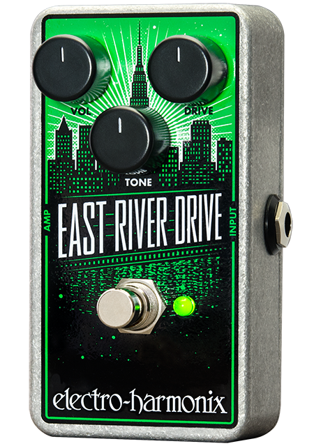 Image 0 of Electro Harmonix East River Drive Classic Overdrive Pedal w/ 9V Battery 